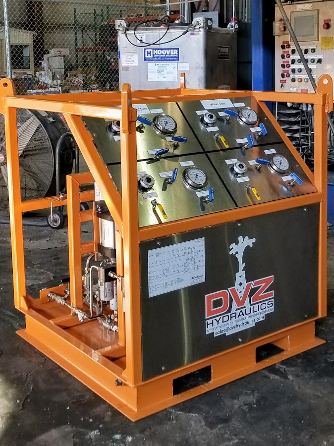 dvz hydraulics equipment, Hydraulic Flushing Services, Houston